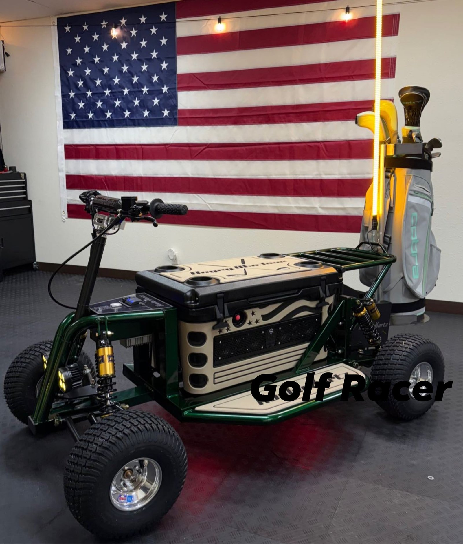 Custom KoolerKart Black/Beige - Image 2
