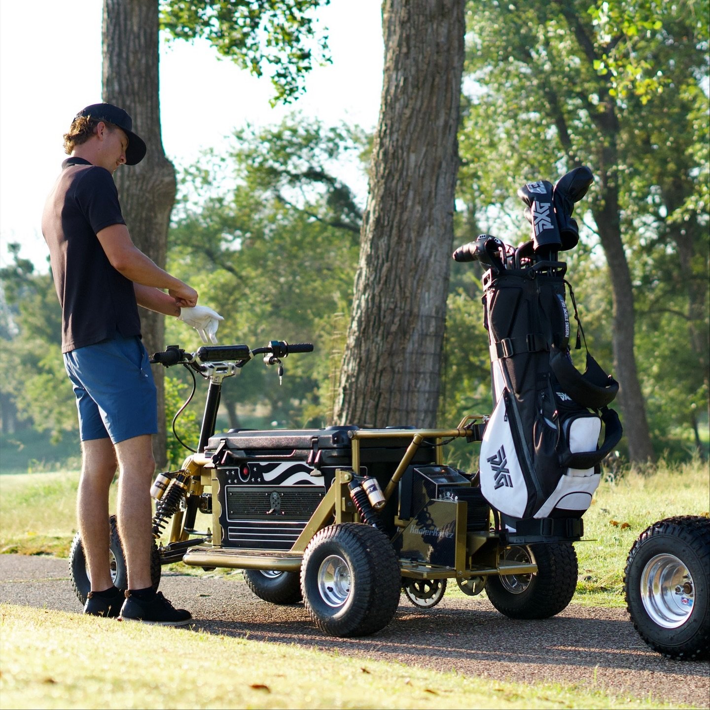 Custom KoolerKart Black/Beige - Image 3