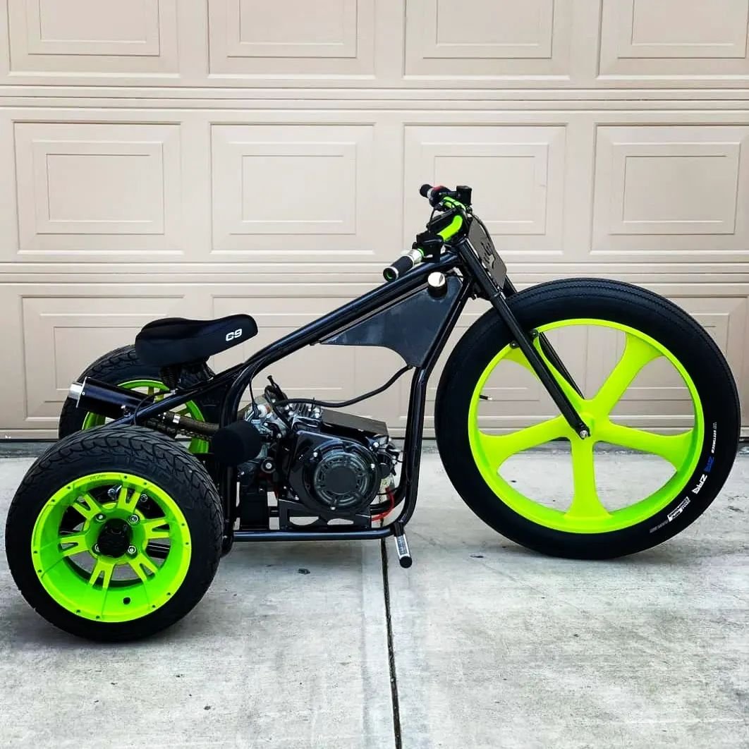 Big Front Wheeler (black/lemon green) - Image 2