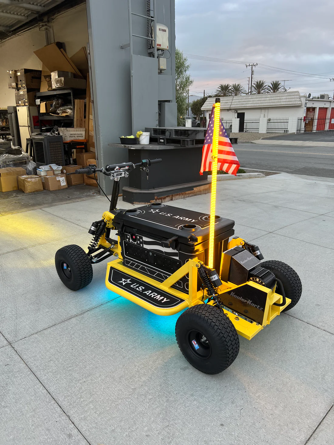 Custom KoolerKart Black/Yellow - Image 2