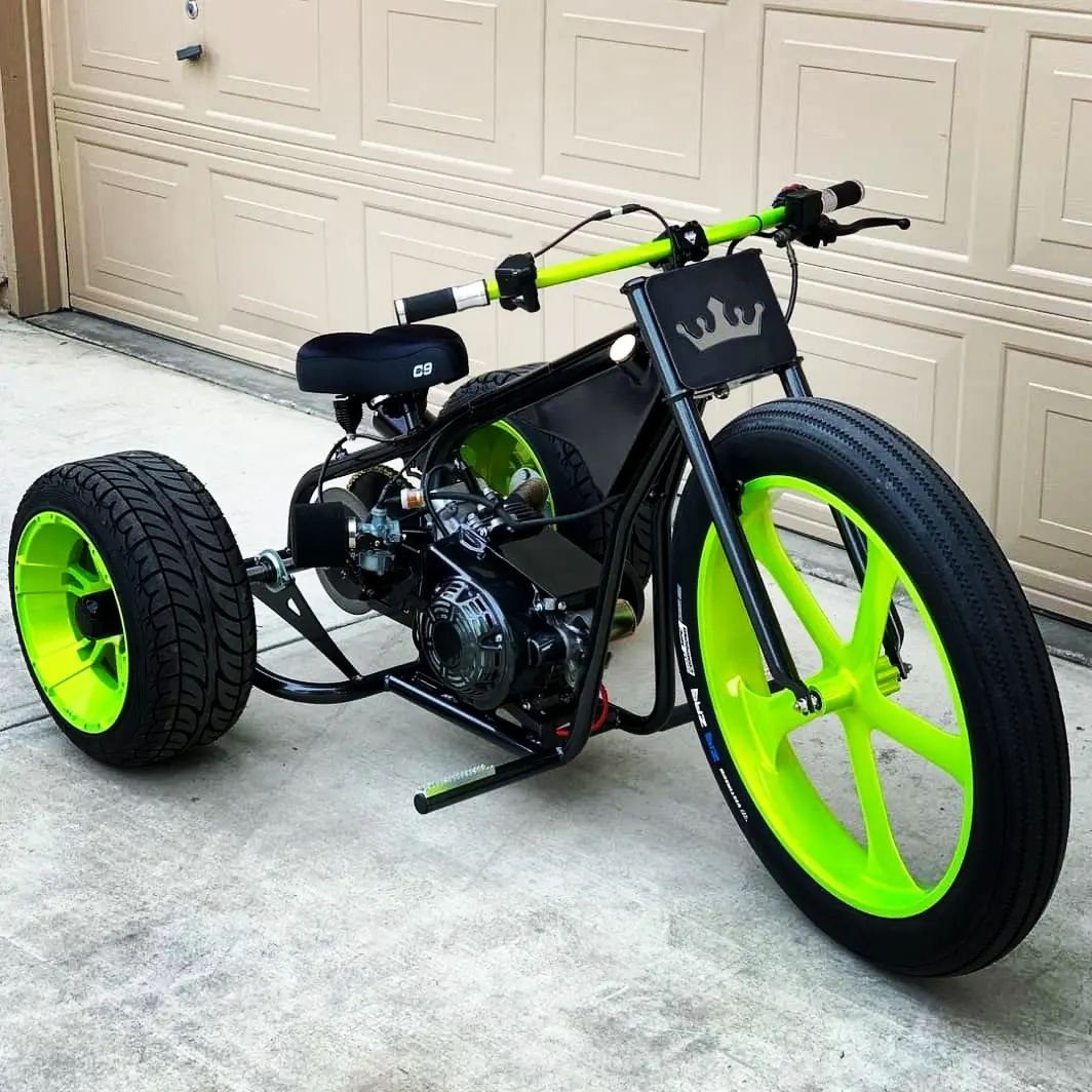 Big Front Wheeler (black/lemon green)