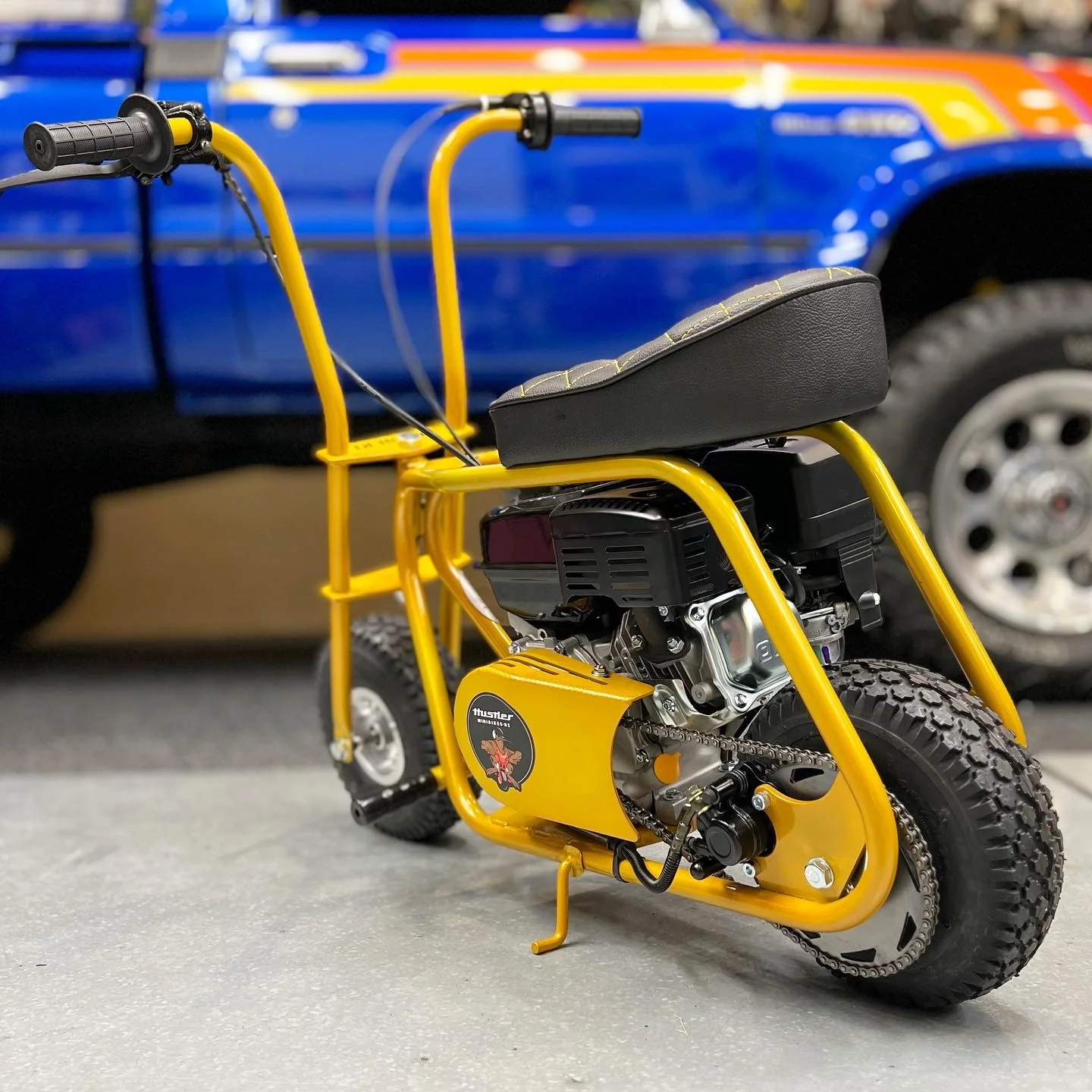 Lil Hustler MiniBike (Yellow) - Image 2
