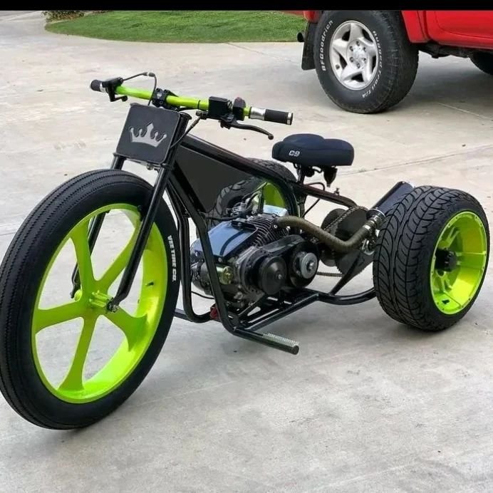 Big Front Wheeler (black/lemon green) - Image 3