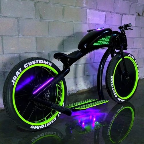 Custom Electric bike (Green/Black)