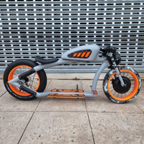 Custom Electric bike (Grey)