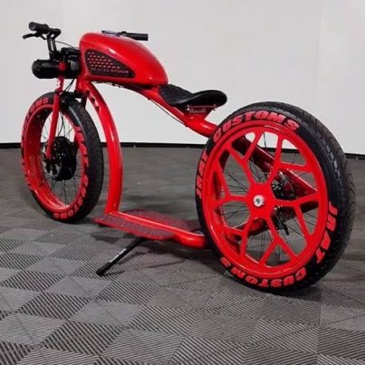 Custom Electric bike (Red)